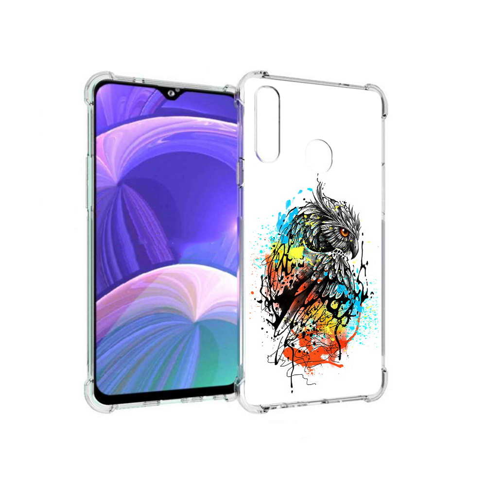 

Чехол MyPads Tocco для Samsung Galaxy A20s Творческая сова (PT139755.554.170), Прозрачный, Tocco