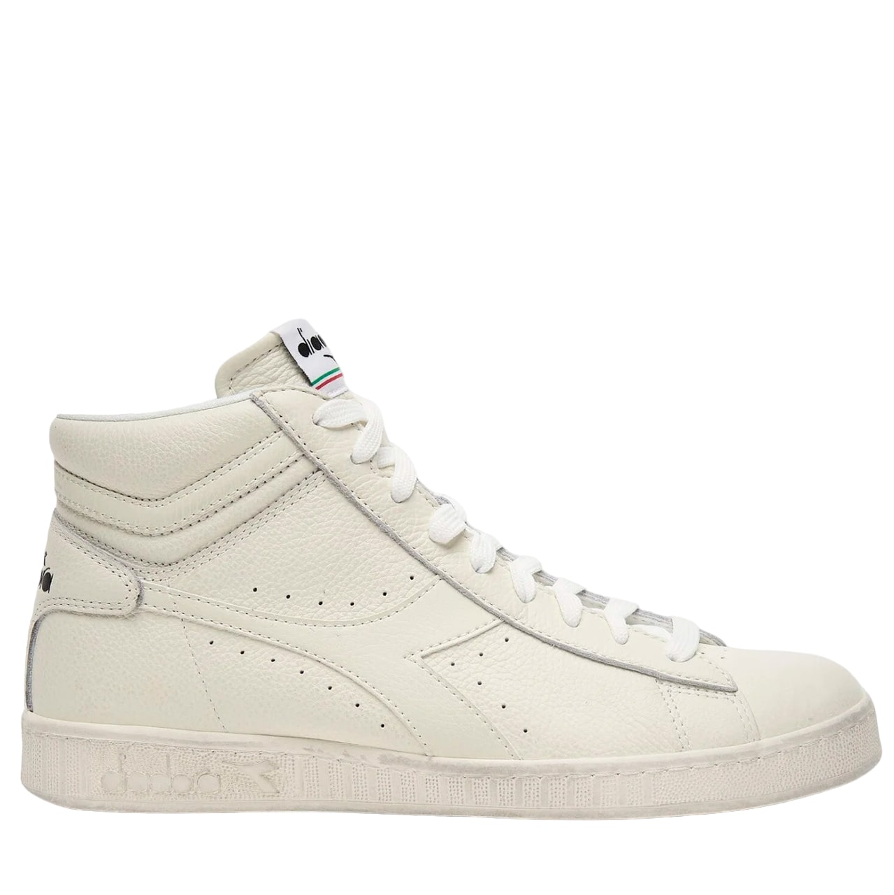 

Кеды мужские Diadora Game L High Waxed белые 42 EU, Белый, Game L High Waxed