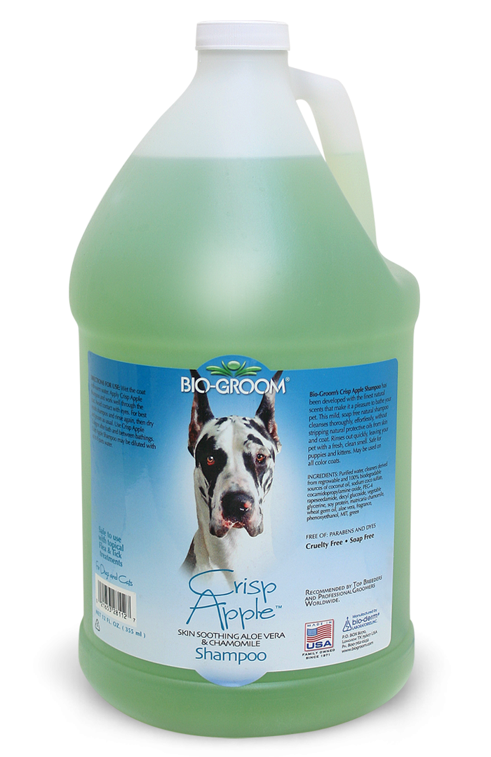 Шампунь для собак Bio-Groom Crisp Apple, с ромашкой и алоэ вера, концентрат 1 к 8. 3,8 л