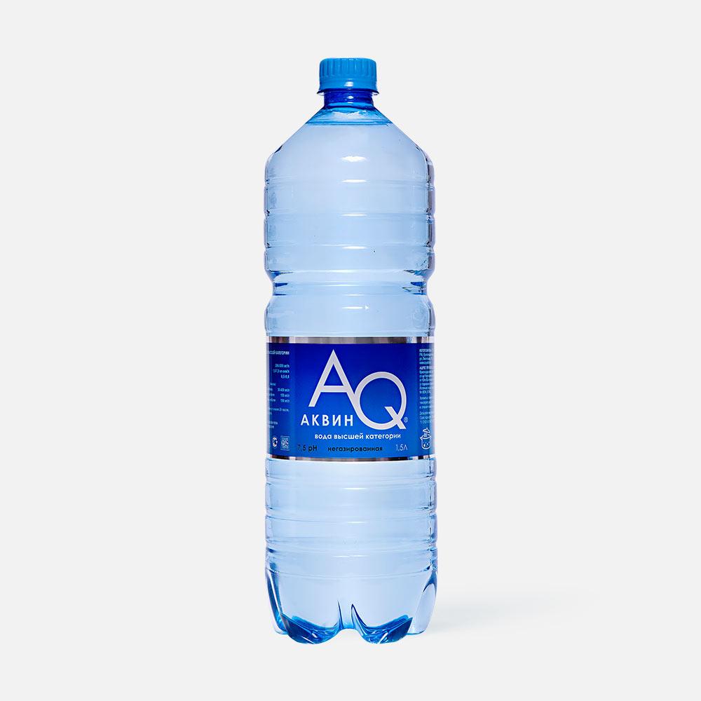 

Вода питьевая AQ Аквин негазированная столовая 1,5 л