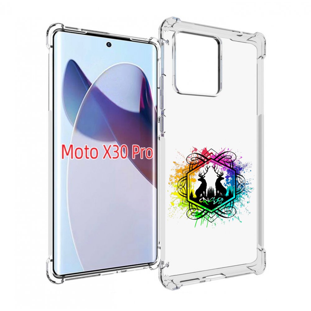 

Чехол MyPads арт-с-оленями для Motorola Moto X30 Pro, Прозрачный, Tocco