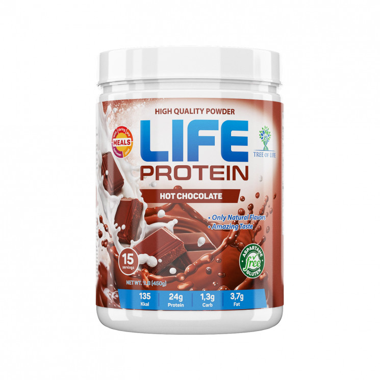 протеин Tree of Life LIFE Protein 450 г Hot chocolate