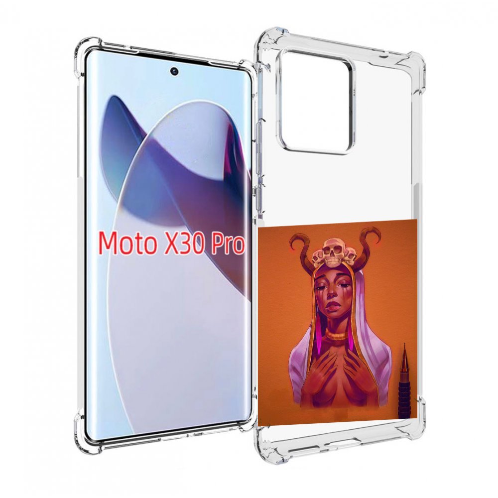 

Чехол MyPads античная-девушка для Motorola Moto X30 Pro, Прозрачный, Tocco