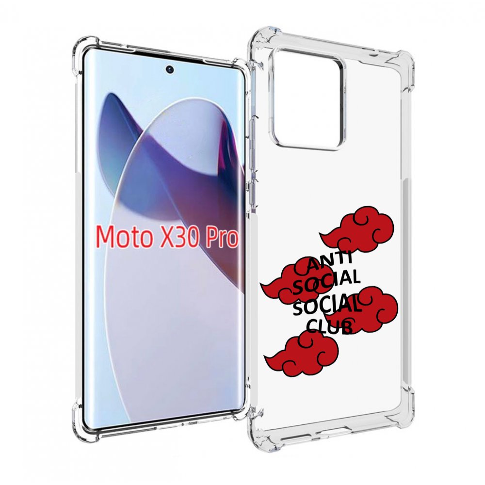 

Чехол MyPads анти-социал-социал-клаб для Motorola Moto X30 Pro, Прозрачный, Tocco