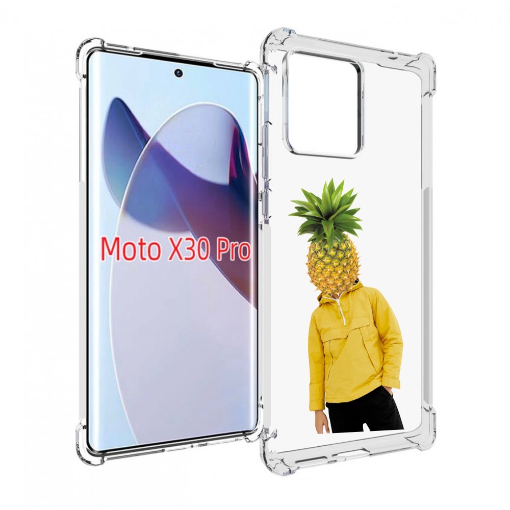 

Чехол MyPads ананасовая-голова для Motorola Moto X30 Pro, Прозрачный, Tocco