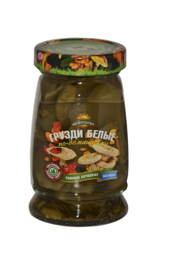

Грузди белые Экопродукт соленые 340 г