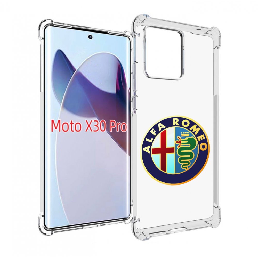 

Чехол MyPads альфа-ромео-2 мужской для Motorola Moto X30 Pro, Прозрачный, Tocco