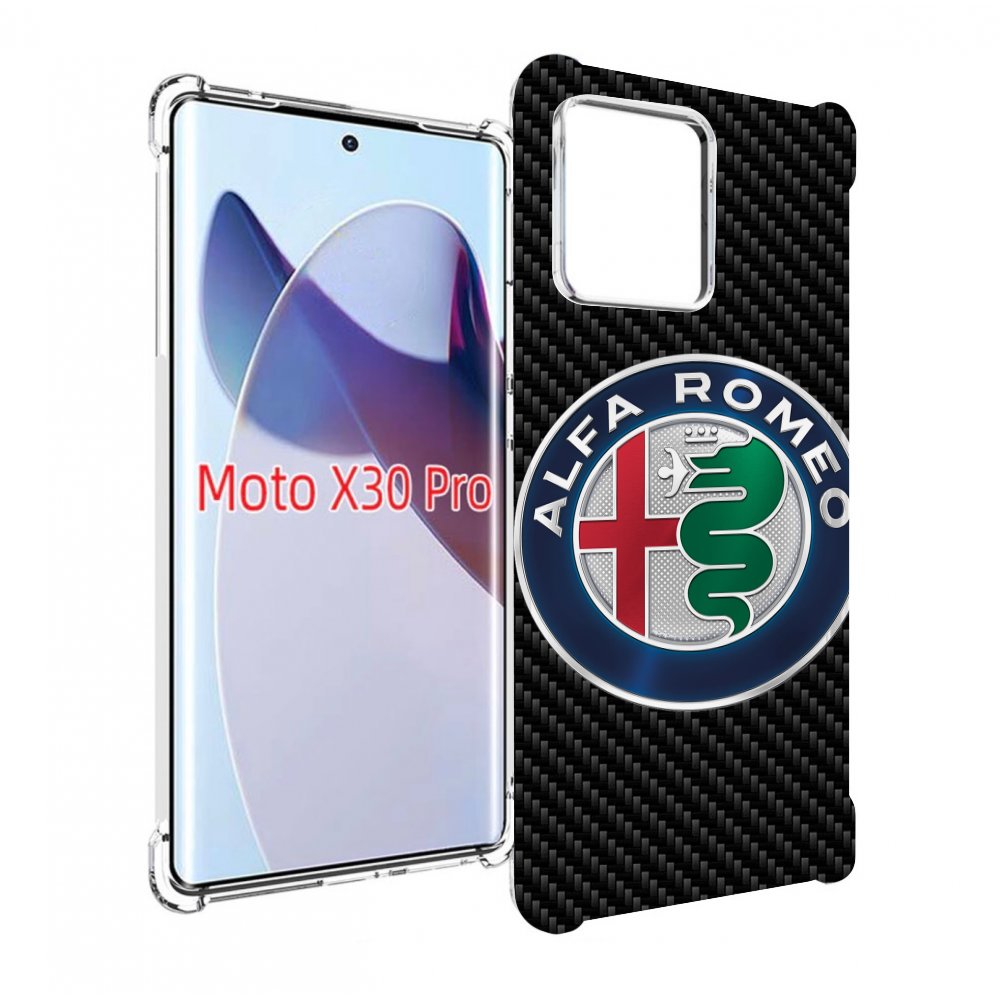 

Чехол MyPads альфа-ромео мужской для Motorola Moto X30 Pro, Прозрачный, Tocco