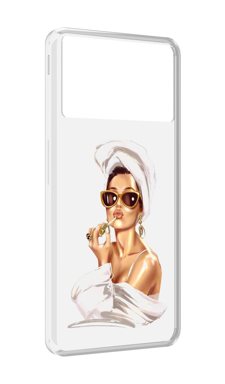 

Чехол MyPads Девушка-утром женский для ZTE Nubia Z40S Pro, Прозрачный, Tocco