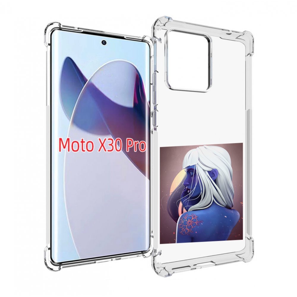 

Чехол MyPads аватар-с-цветком для Motorola Moto X30 Pro, Прозрачный, Tocco