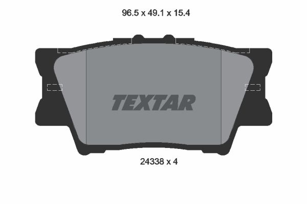 

Тормозные колодки Textar дисковые 2433801