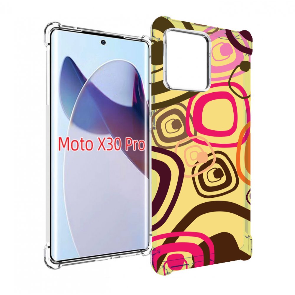 

Чехол MyPads абстракция-на-желтом-фоне для Motorola Moto X30 Pro, Прозрачный, Tocco