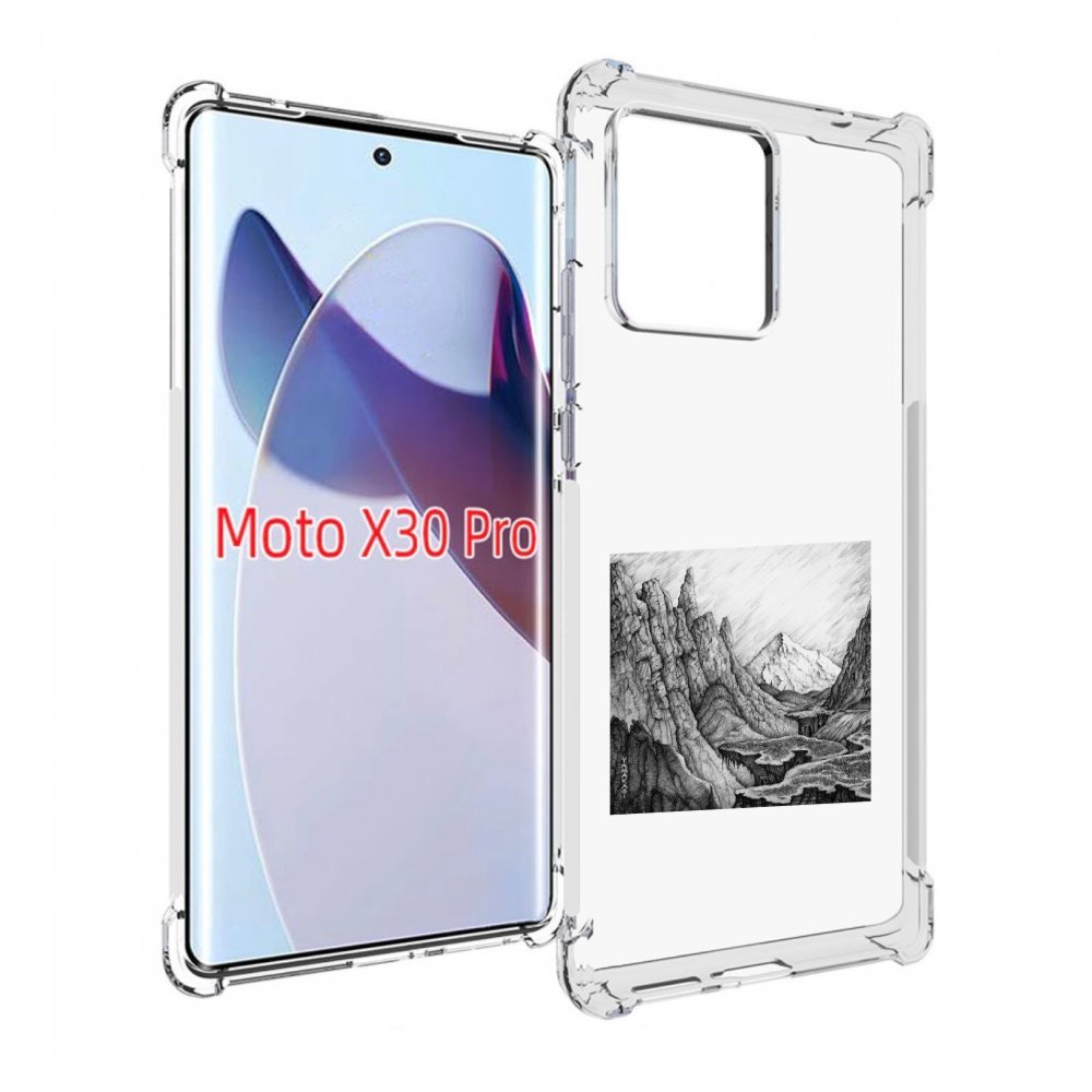 

Чехол MyPads Ямакаса Мияги и Энди Панда для Motorola Moto X30 Pro, Прозрачный, Tocco