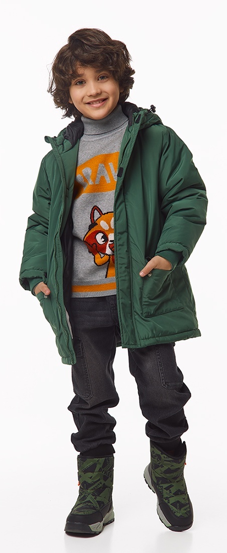 

Куртка детская Kari Kids AW24C345, хаки, 104, 233662