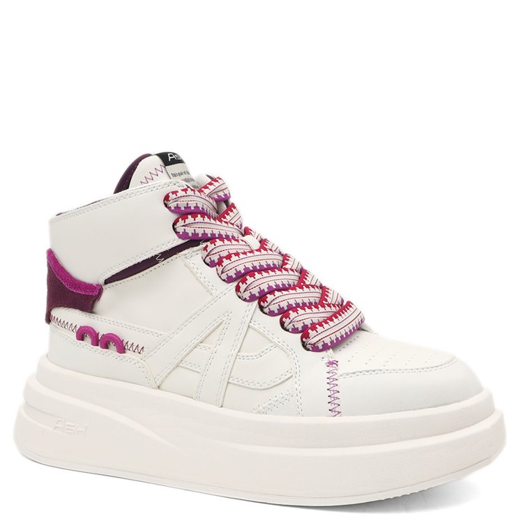 

Кеды женские Ash IGGY FW23 белые 38 EU, Белый, IGGY FW23