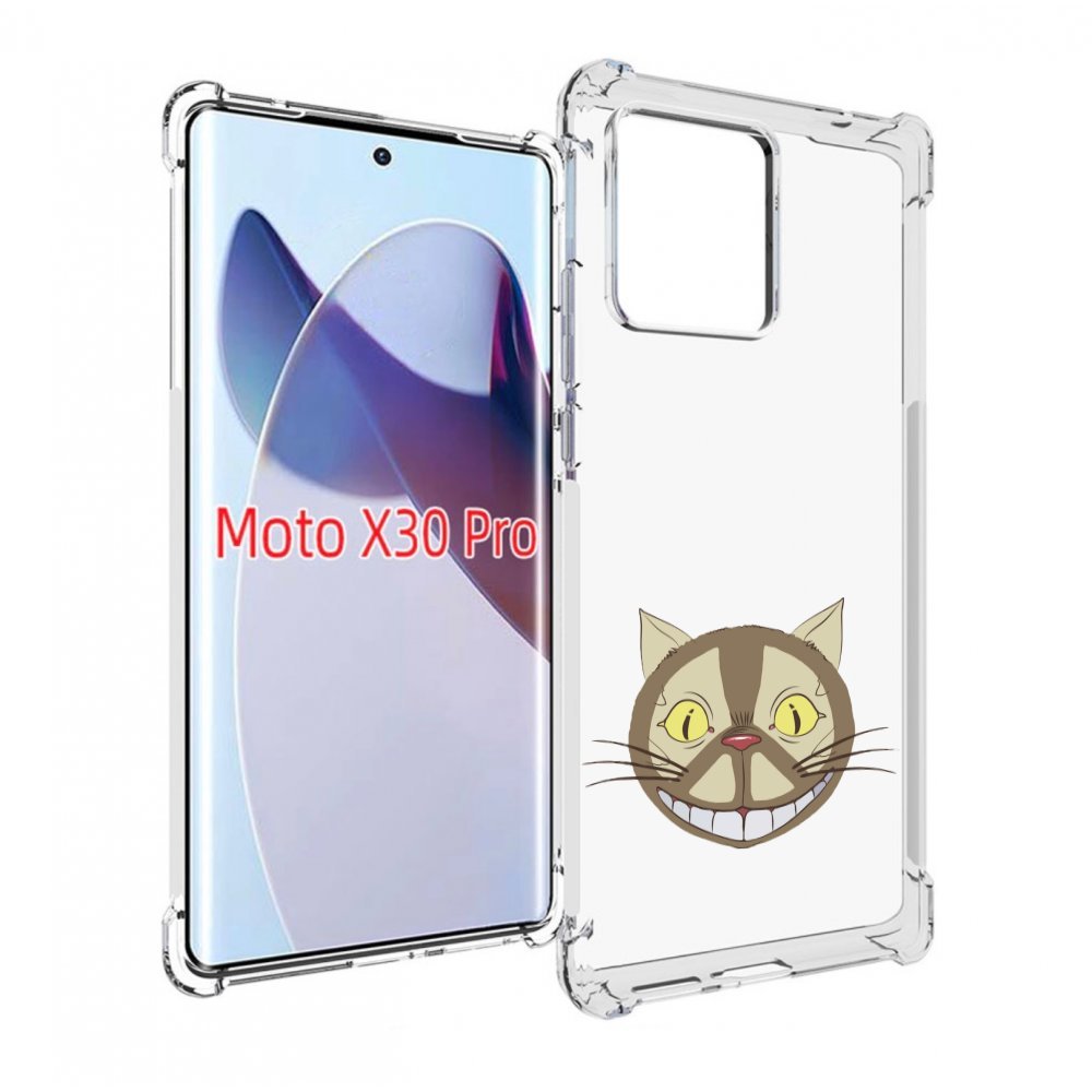 

Чехол MyPads Чеширский кот для Motorola Moto X30 Pro, Прозрачный, Tocco