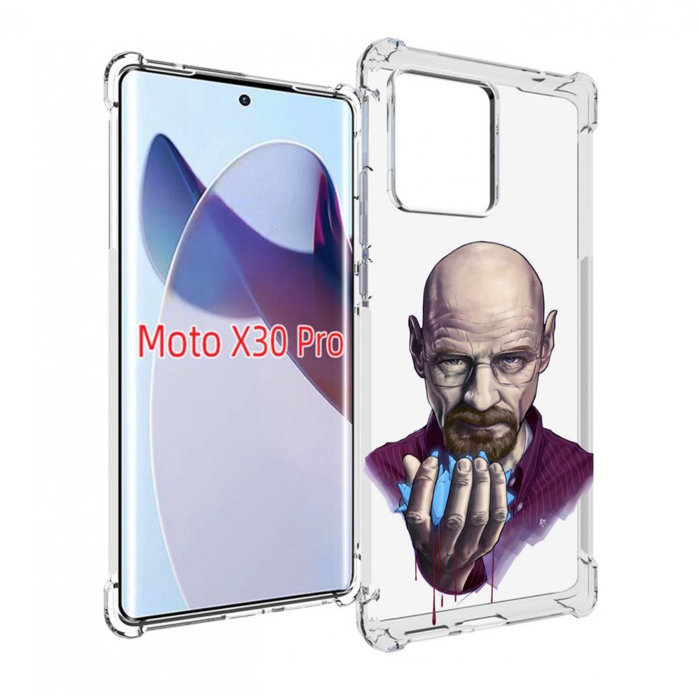 

Чехол MyPads Хайзенберг для Motorola Moto X30 Pro, Прозрачный, Tocco