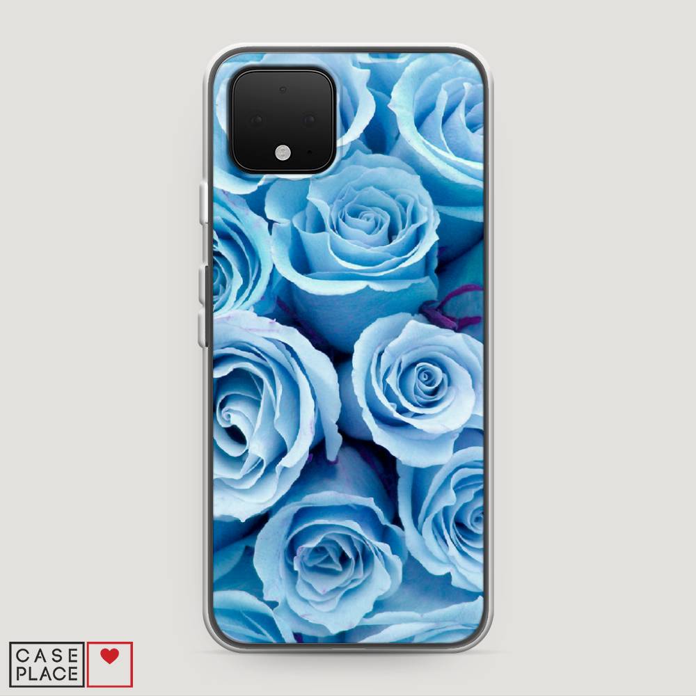 

Чехол Awog на Google Pixel 4 "Лазурные розы", Разноцветный, 270250-8