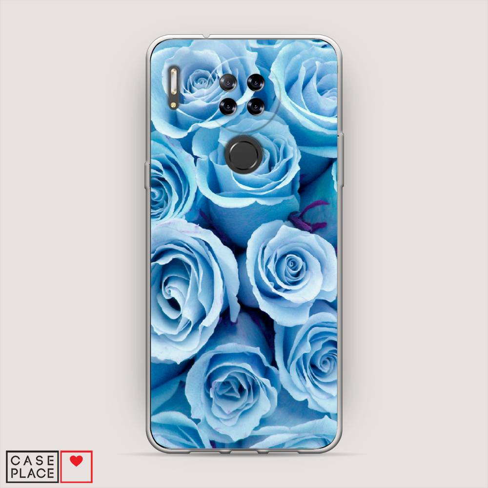 

Чехол Awog на Blackview A80 "Лазурные розы", Разноцветный, 280150-8