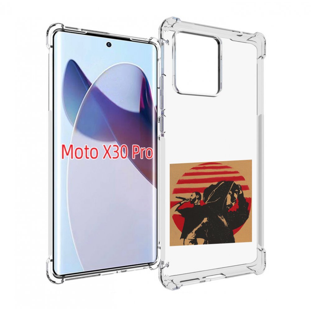 

Чехол MyPads Утопия Мияги и Энди панда для Motorola Moto X30 Pro, Прозрачный, Tocco