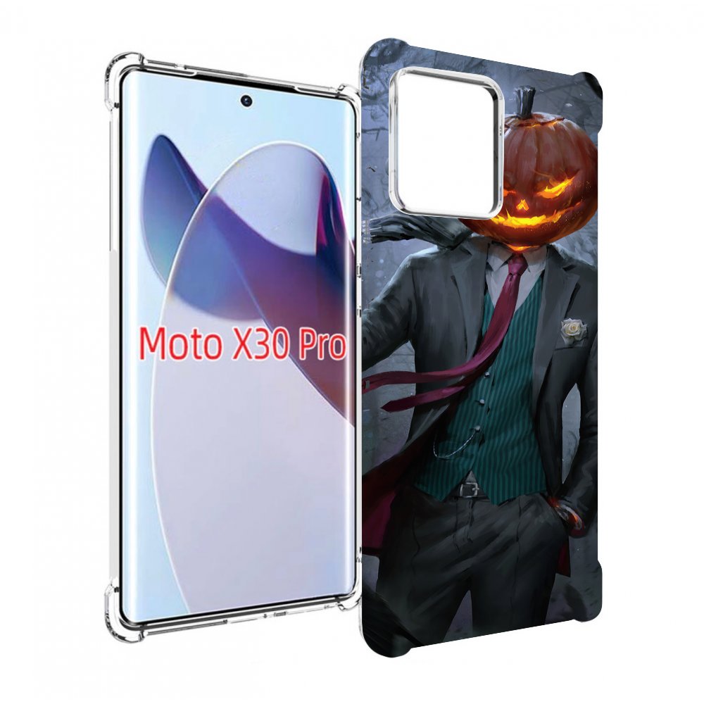 

Чехол MyPads Тыква-убийца для Motorola Moto X30 Pro, Прозрачный, Tocco
