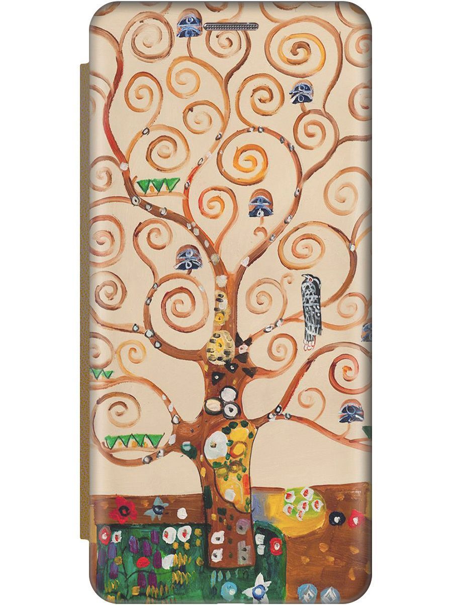 

Чехол на Honor 8A/8A Pro/Huawei Y6 (2019)/Y6 Prime (2019) "Климт" золотистый, Желтый;коричневый, 9022