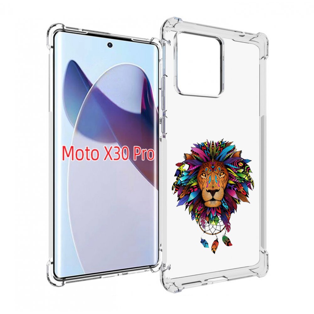 

Чехол MyPads Тотемный Лев для Motorola Moto X30 Pro, Прозрачный, Tocco