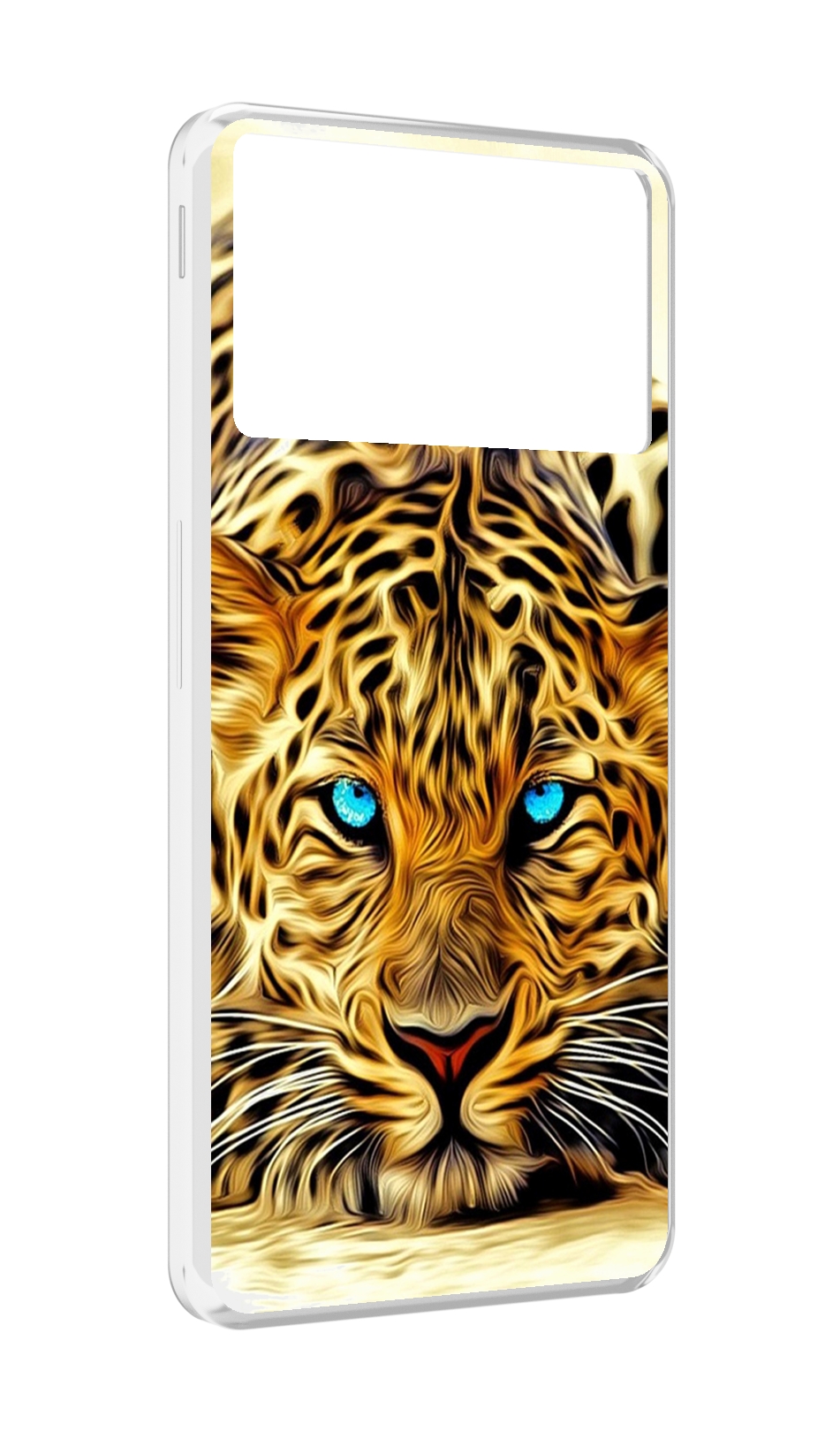 

Чехол MyPads Голубоглазый-гепард для ZTE Nubia Z40S Pro, Прозрачный, Tocco