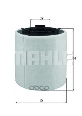 

Воздушный фильтр Mahle/Knecht для Skoda Fabia II 10-19/Volkswagen Polo 09-17 LX2831