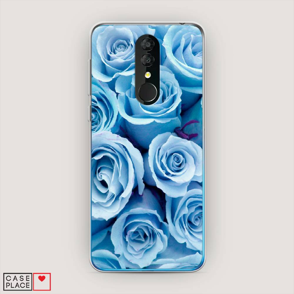 

Чехол Awog на Alcatel 3 5053Y (2019) / Алкатель 3 5053Y (2019) "Лазурные розы", Разноцветный, 170550-8