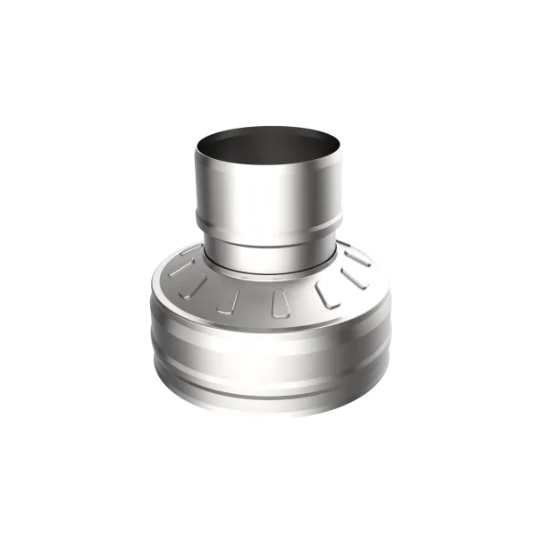 

Оголовок-переход ф 115х200, AISI 439/439, 1,0мм/0,5мм, (К), тип-2