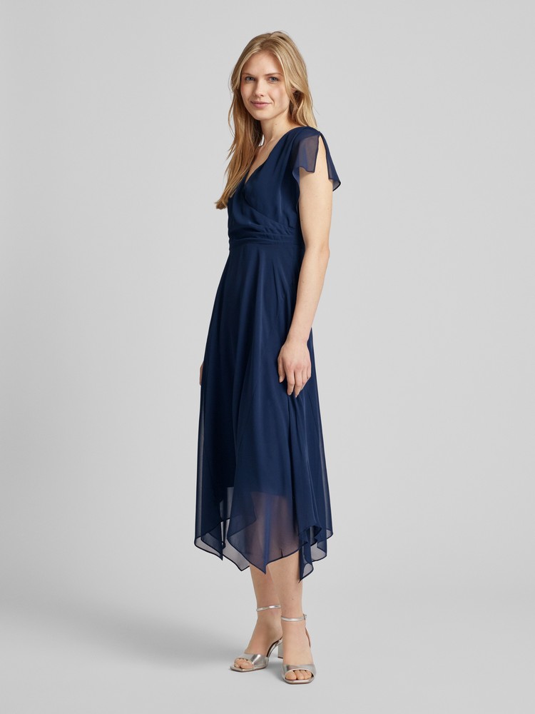 

Платье женское Esprit 34EE1E341 синее L, Синий, 34EE1E341