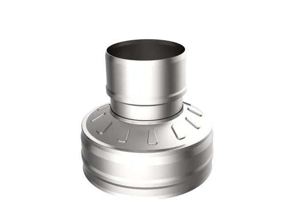

Оголовок-переход ф 200х280, AISI 439/439, 1,0мм/0,5мм, (К), тип-2