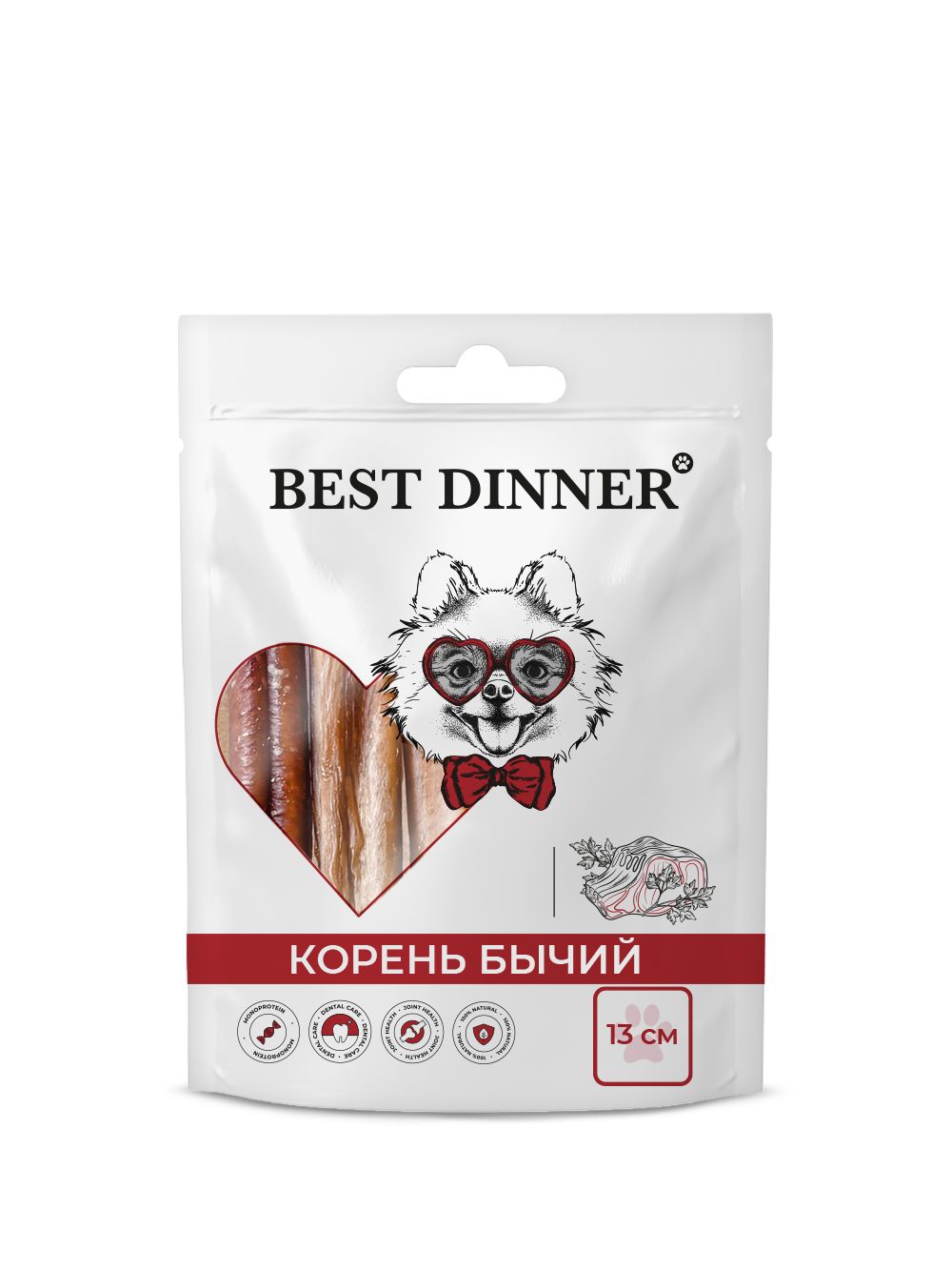 фото Лакомство для собак best dinner, палочки, говядина, 200г