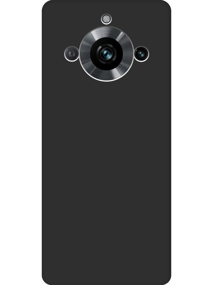

Силиконовый чехол на Realme 11 Pro/11 Pro+ матовый черный, 771145113
