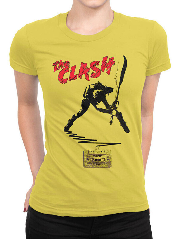 

Футболка женская Dream Shirts Группа The Clash 5000931-1 желтая XL, Желтый, Группа The Clash 5000931-1