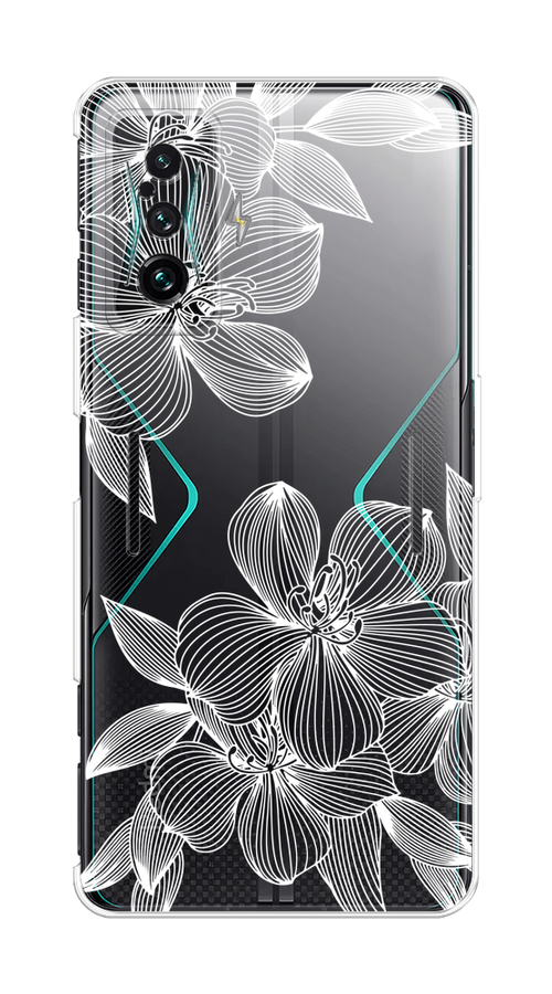 

Чехол на Xiaomi Redmi K50 GE/Poco F4 GT "Крокус", Белый;прозрачный, 314950-1