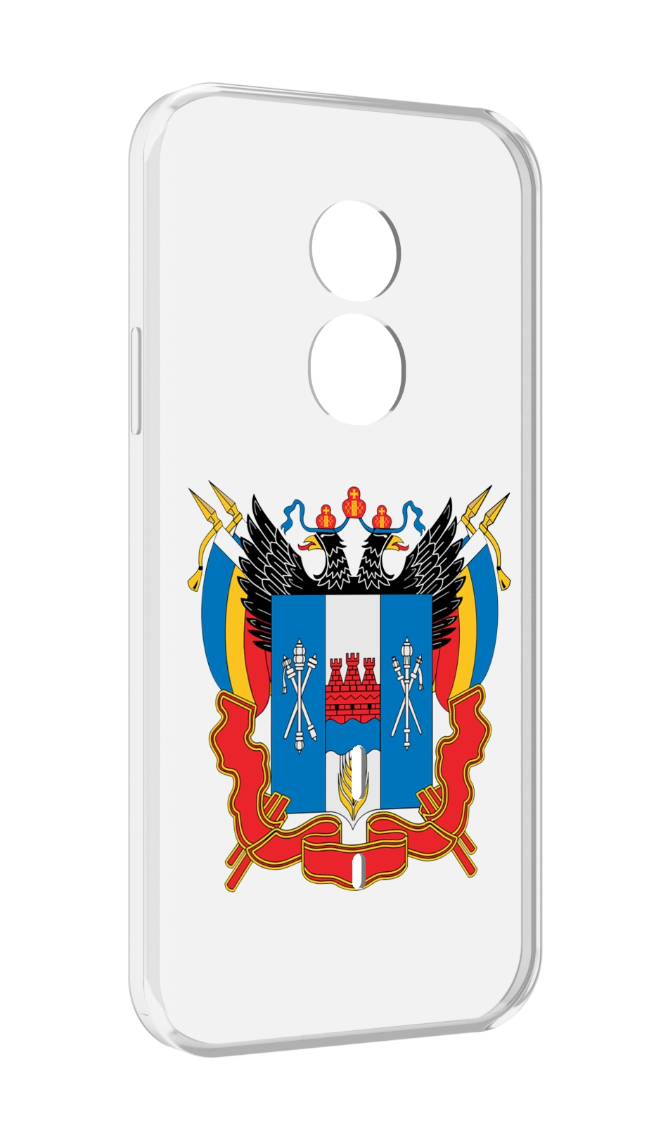 

Чехол MyPads герб-ростовская-область для Doogee S51, Прозрачный, Tocco