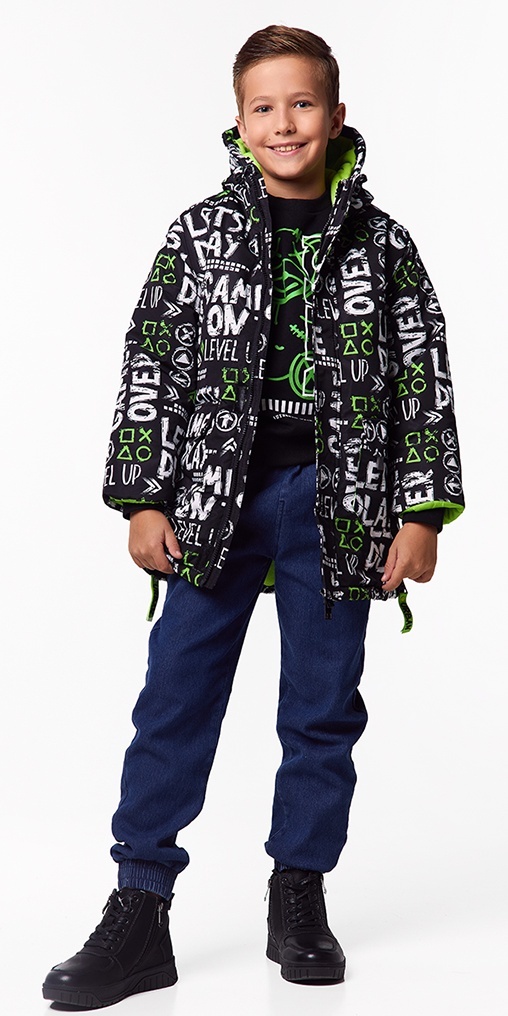 

Куртка детская Kari AW24C1141, черный, 128, 236051