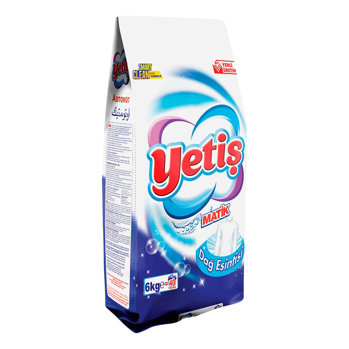 

Стиральный порошок Yetis Горная свежесть для цветного белья 6 кг