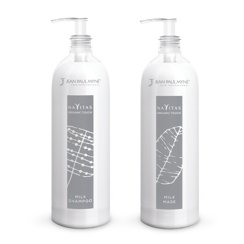 

Базовый шампунь и маска для пастельных оттенков Navitas Organic Touch Milk 2х250 мл