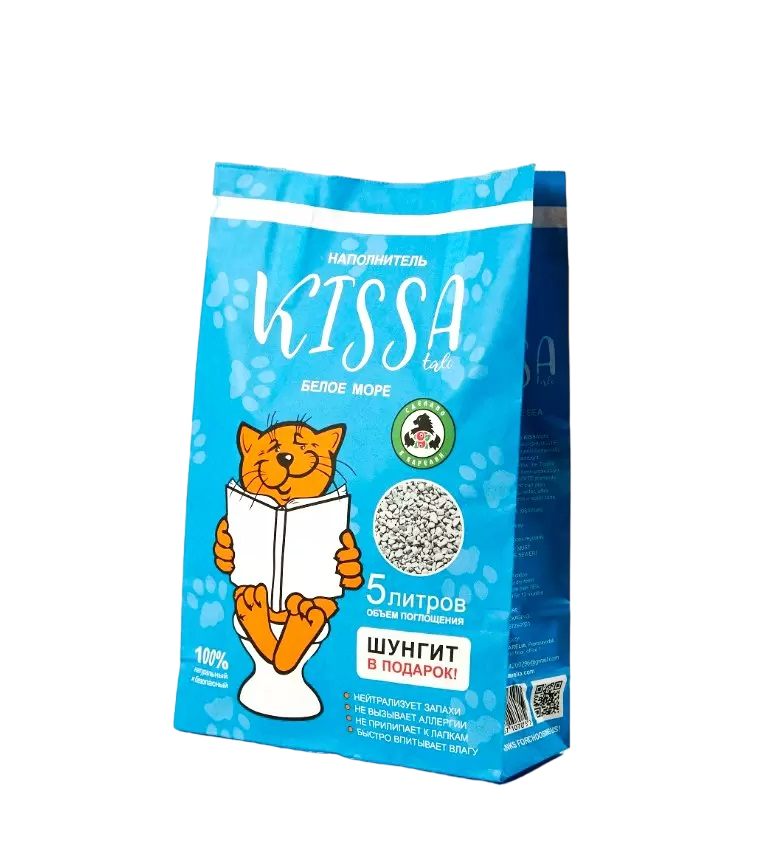 

Впитывающий наполнитель Kissa цеолитовый, 5 л