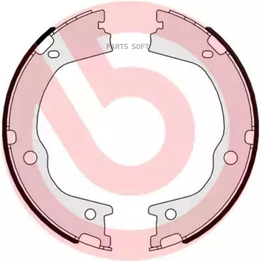 

Тормозные колодки brembo стояночного тормоза s30526