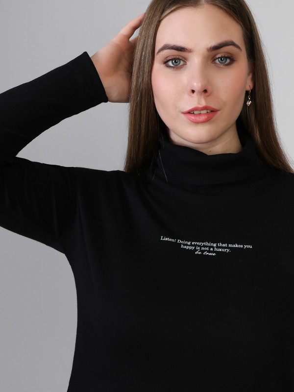 

Джемпер женский Fashion Margo ДЖ 048 черный 52 RU, ДЖ 048
