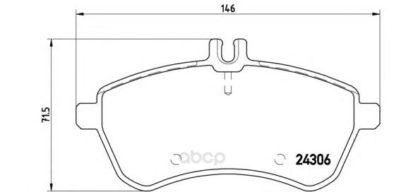 

Р50070_=1301 00 [0054200920] Колодки Дисковые П. Мв W204 1.8/2.0Сdi 07> BREMBO p50070