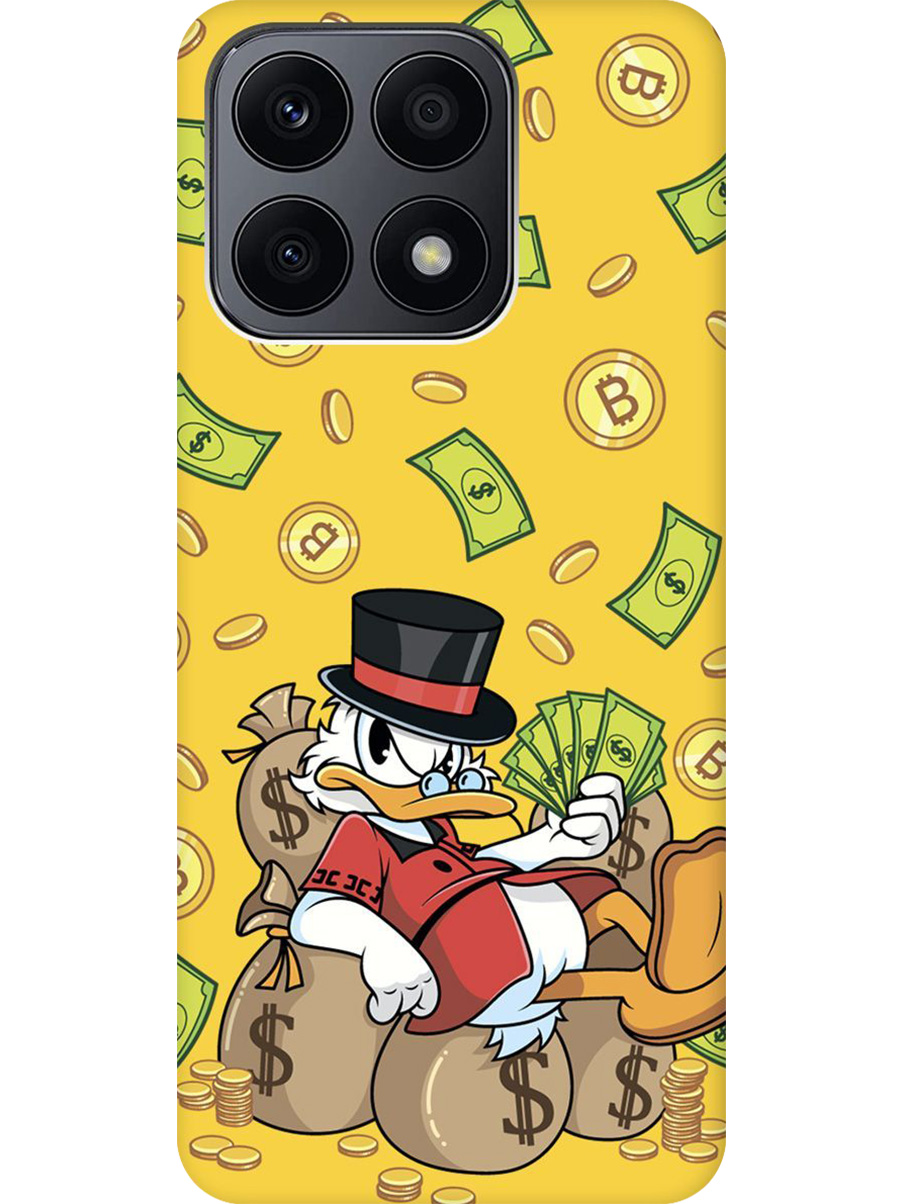 

Силиконовый чехол на Honor X8a с принтом "Богатый Скрудж" матовый желтый, Желтый;прозрачный;белый;зеленый, 768741671