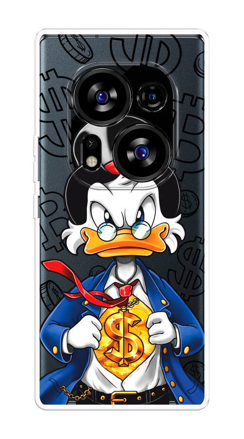 

Чехол на Tecno Phantom X2/X2 Pro "Scrooge Goldman", Черный;белый;синий, 303350-1