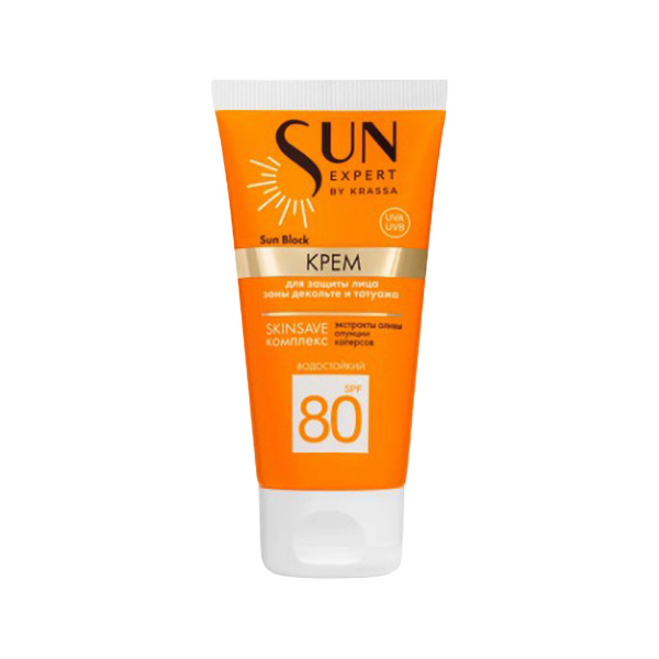 Солнцезащитный крем Krassa для лица 80 SPF 50 мл 555₽