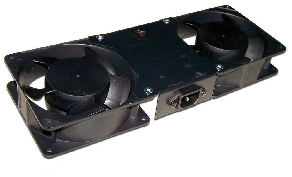 Блок LANMASTER 2-х вентиляторов в крышу настенного шкафа Pro (TWT-CBW-FANB2) разделительная перегородка для кабельного лотка на крышу шкафа dcs lanmaster