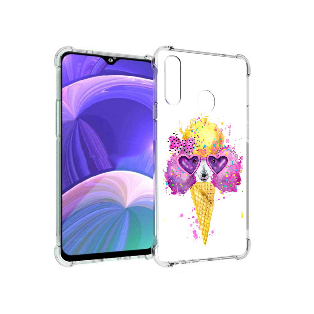 

Чехол MyPads Tocco для Samsung Galaxy A20s Рожок (PT139755.554.146), Прозрачный, Tocco